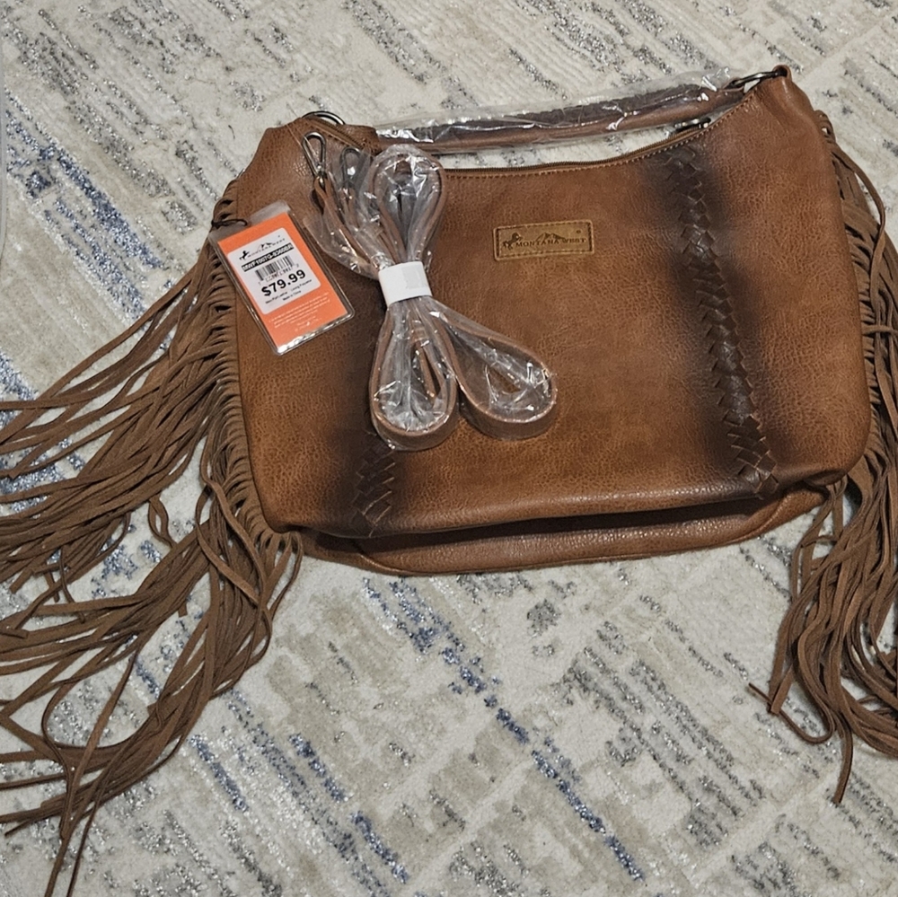 Montana West fringe purse